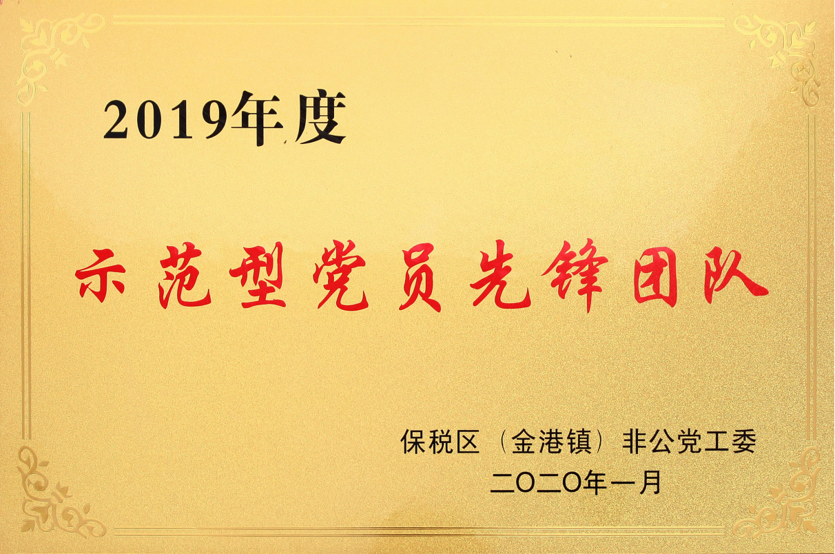 2019年度示范型党员先锋团队
